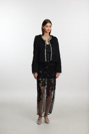 Feather Textured Jacket