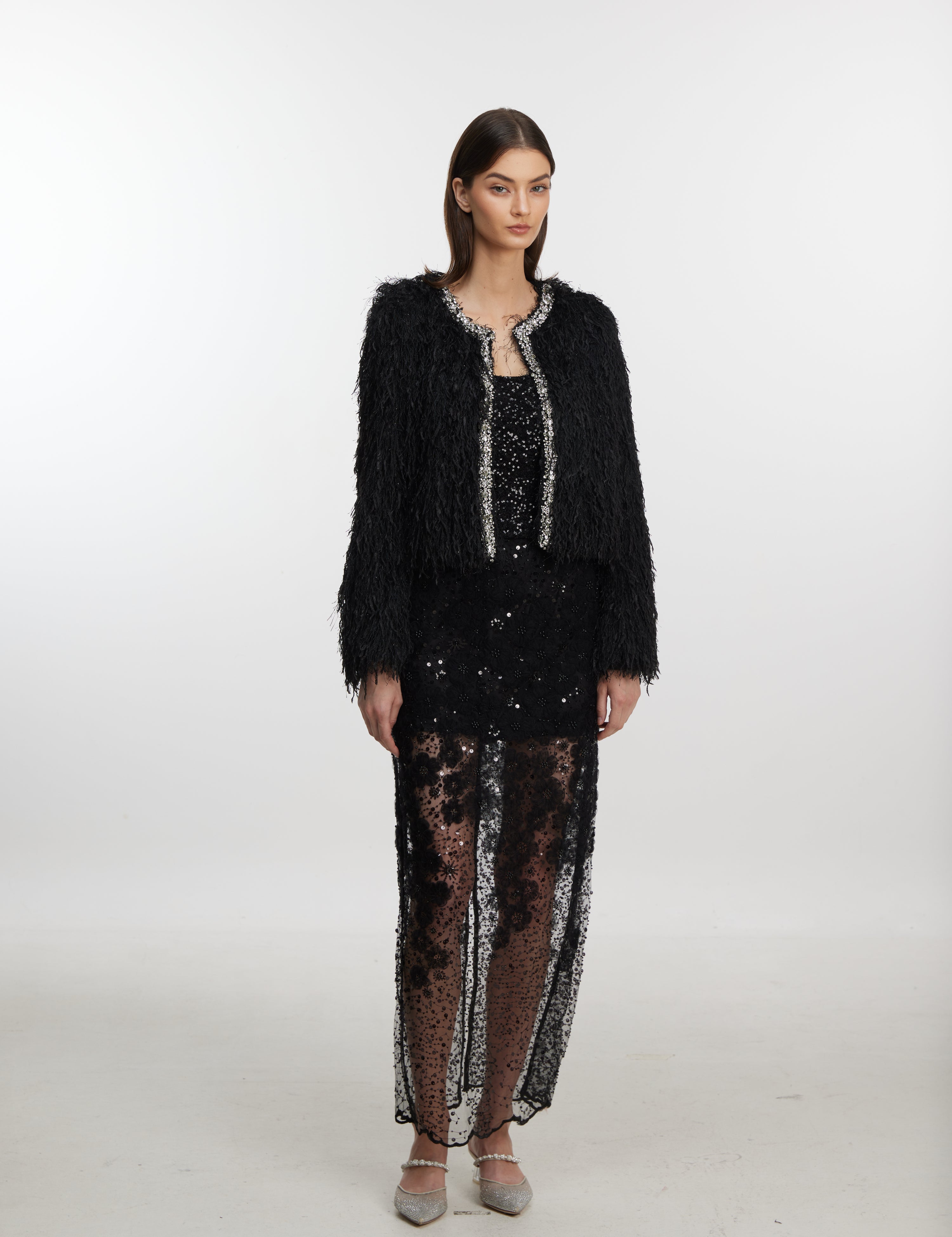 Feather Textured Jacket