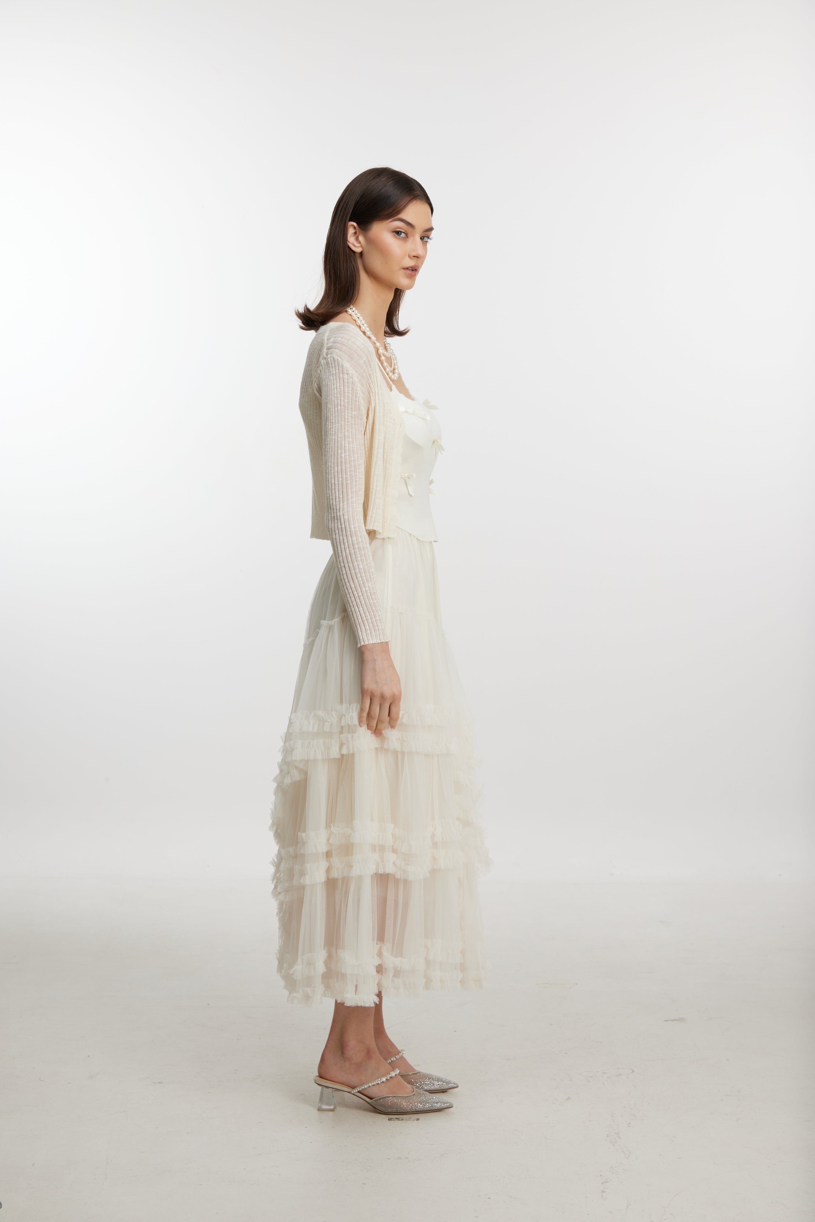 Sweetheart lace splice camisole