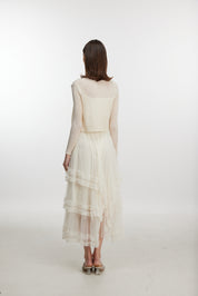 Sweetheart lace splice camisole
