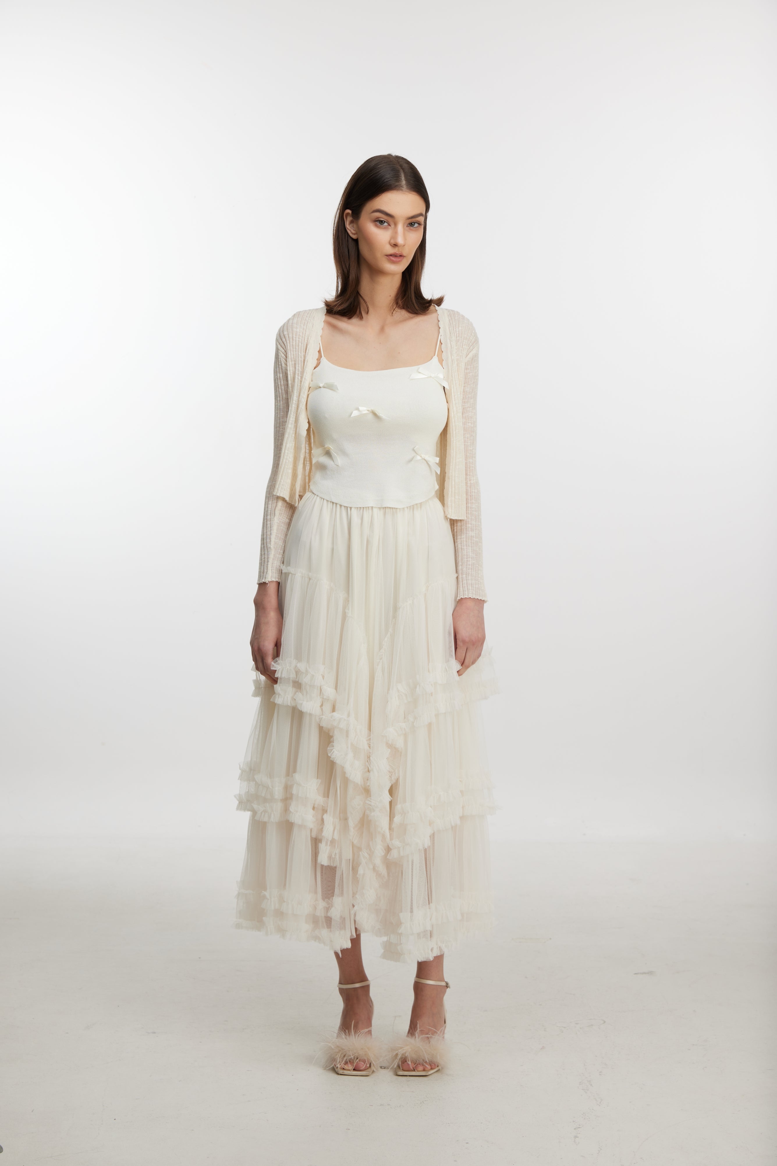 Sweetheart lace splice camisole