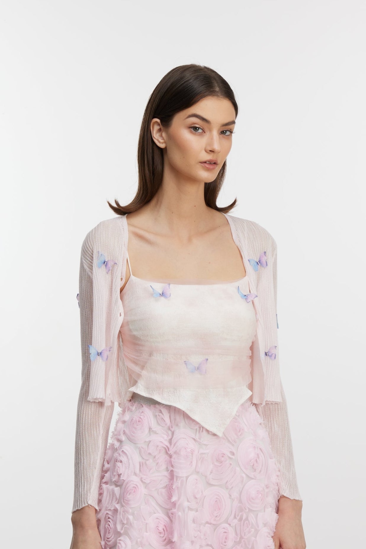 Butterfly-Embellished Camisole