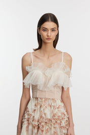 Cloud Ruffle Cami Top