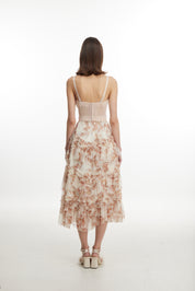 Floral Drift Layered Skirt