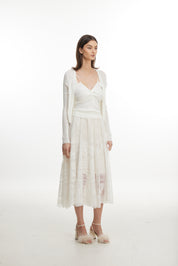 Lace Midi Skirt