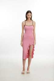 Pink cotton dress