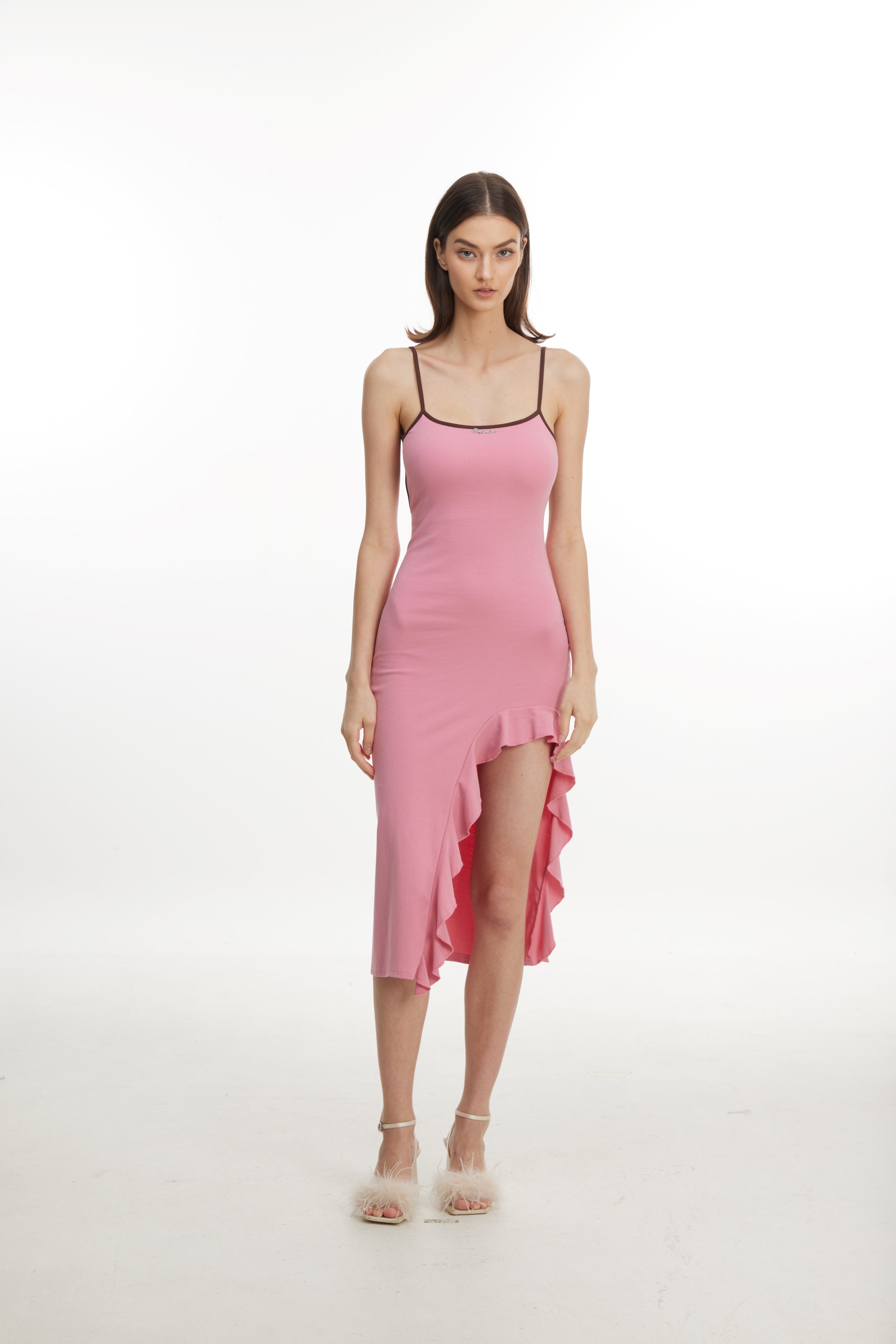 Pink cotton dress