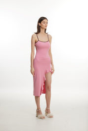 Pink cotton dress