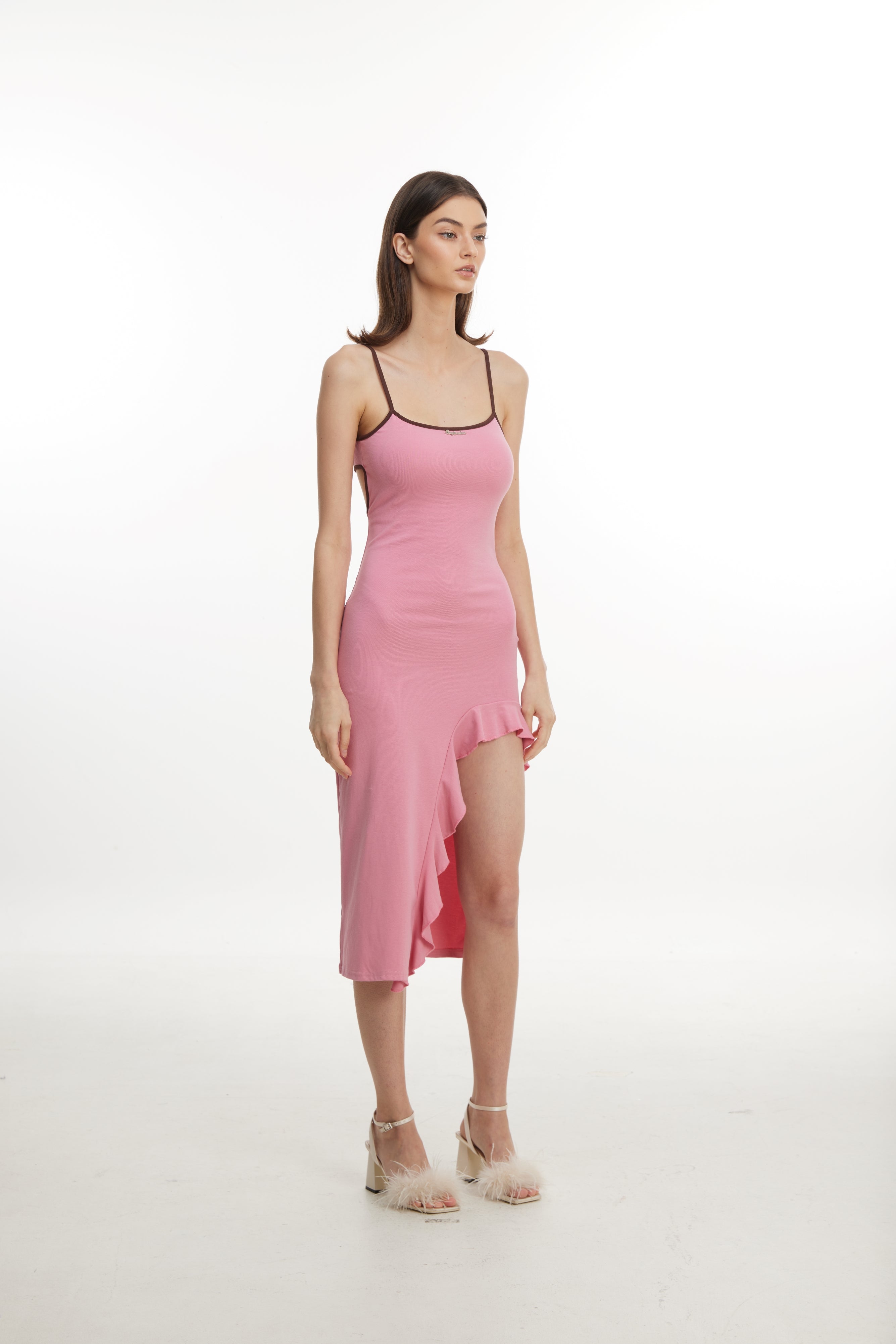 Pink cotton dress