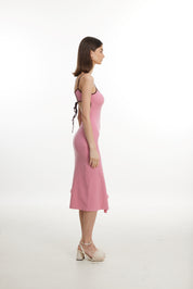 Pink cotton dress