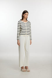 Black and white cardigan