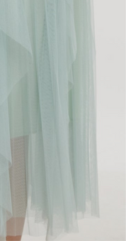 Lavender chiffon dress