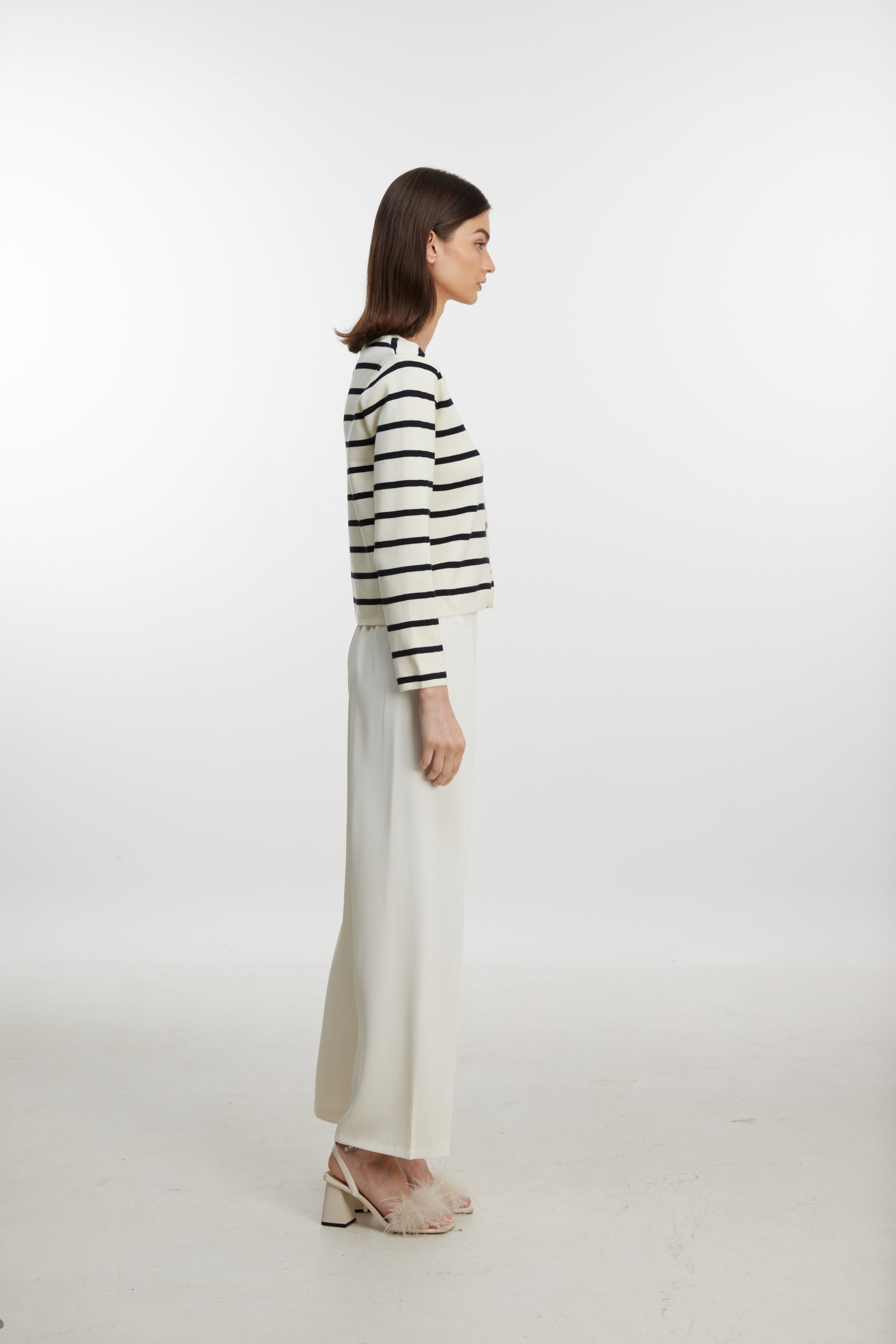Black and white cardigan