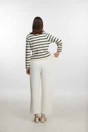 Black and white cardigan
