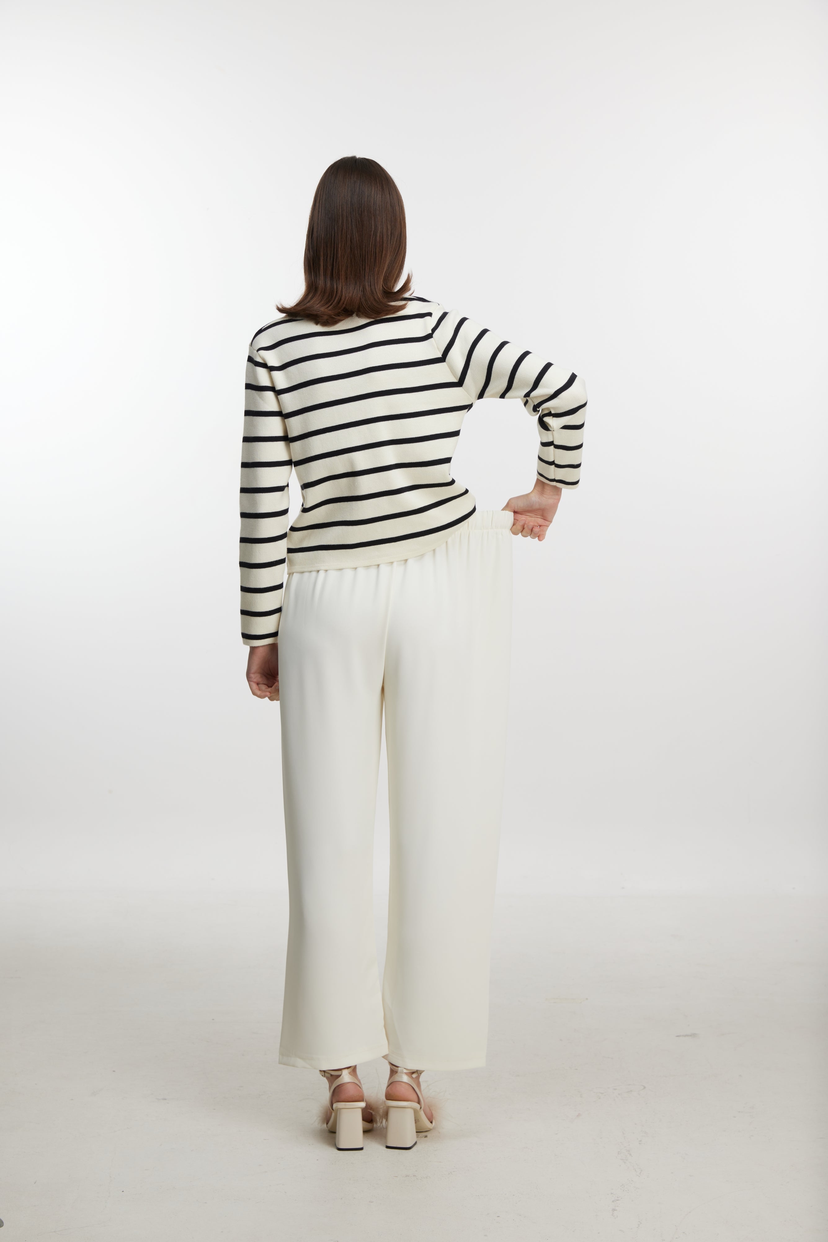 Black and white cardigan