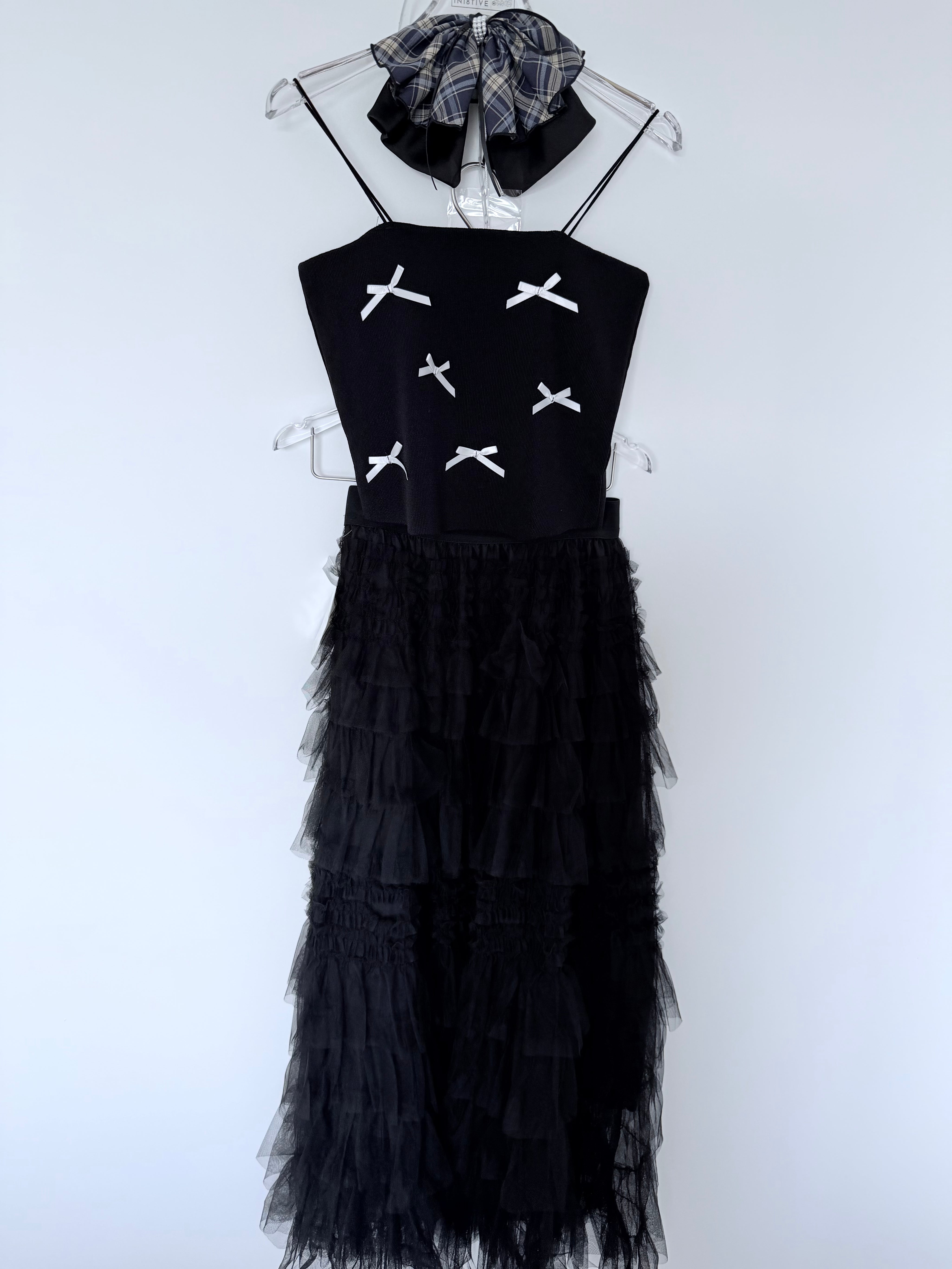 Black Knit Camisole Top