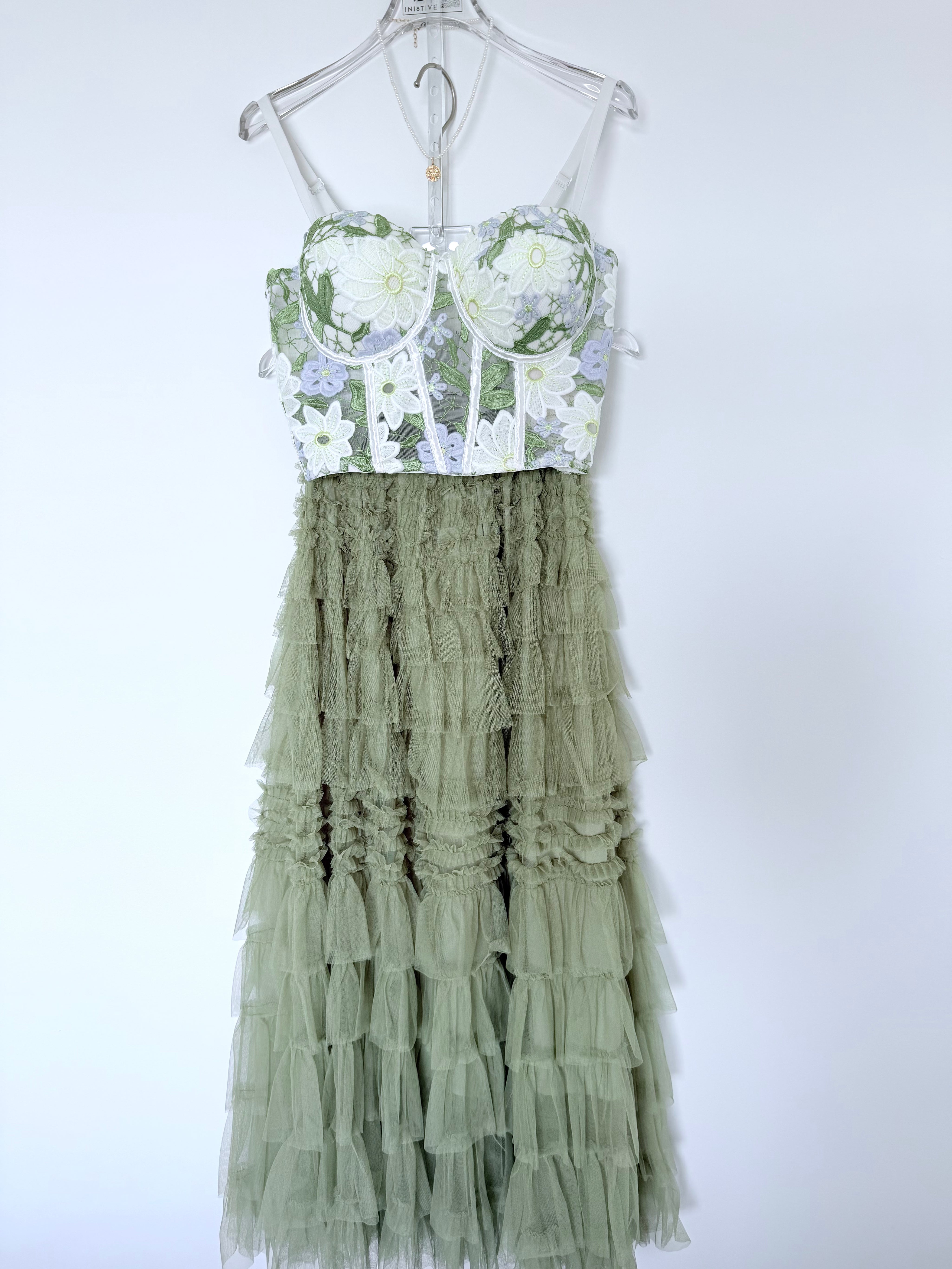 Embroidered Corset Top