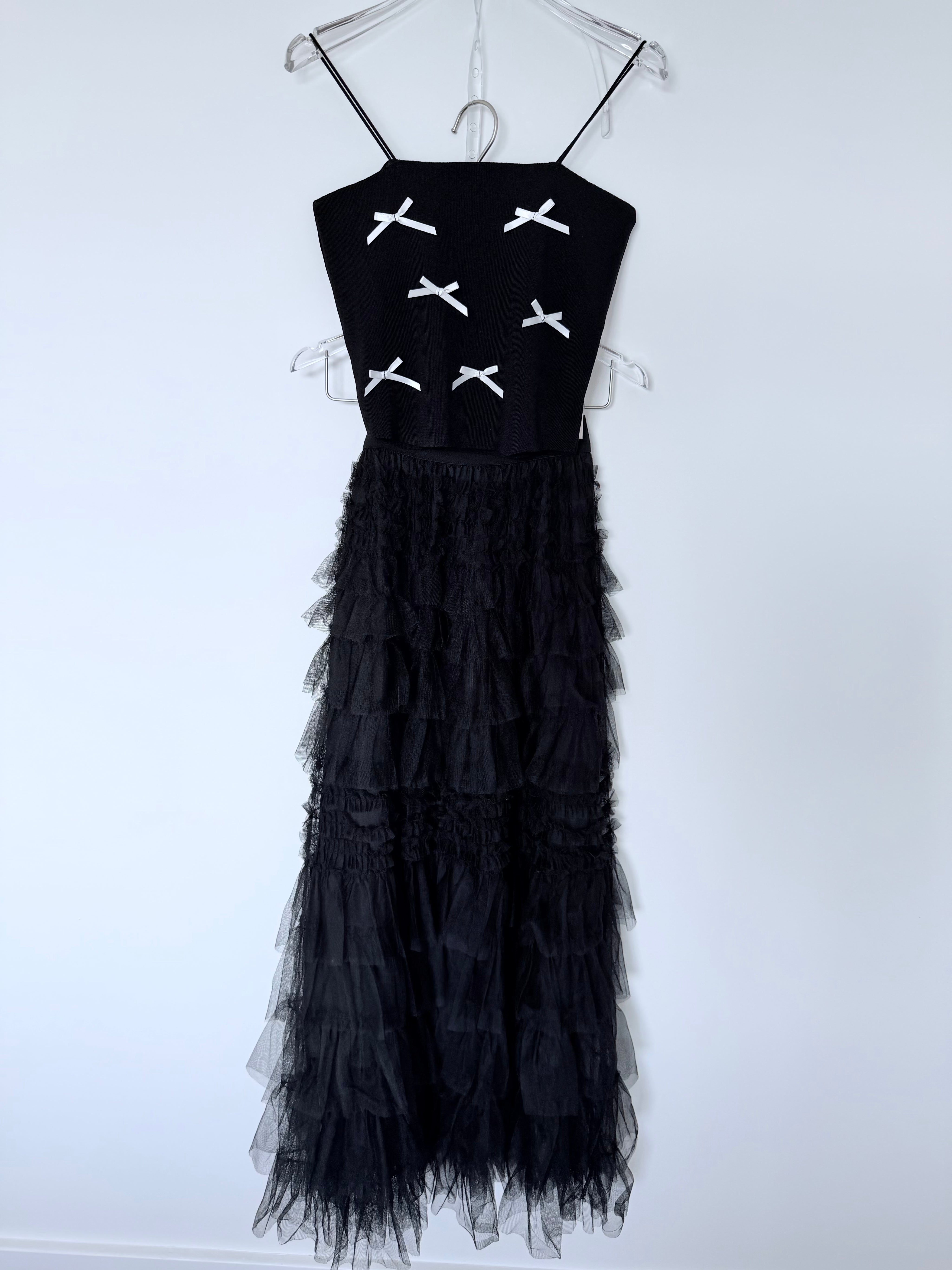 Black Knit Camisole Top