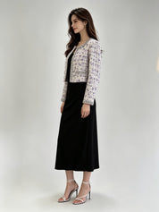 Cotton Infill Wool Blend Coat